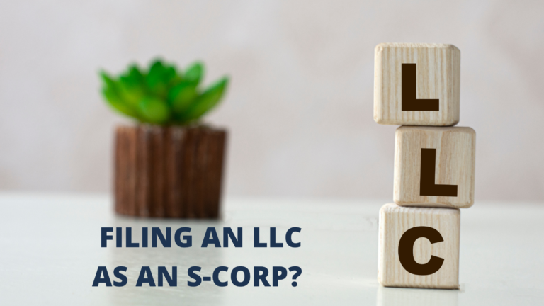 Are you an LLC filing as an S-corp